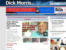 Tablet Screenshot of dickmorris.com